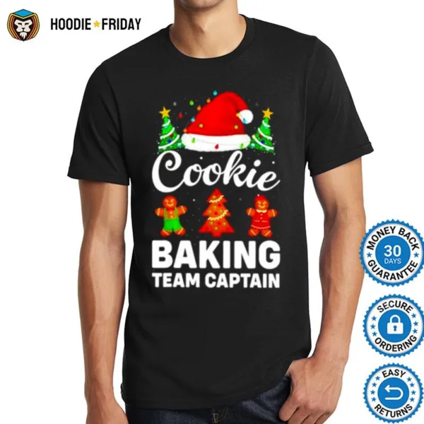 Cookie Baking Team Captain Christmas Gingerbread Shirts