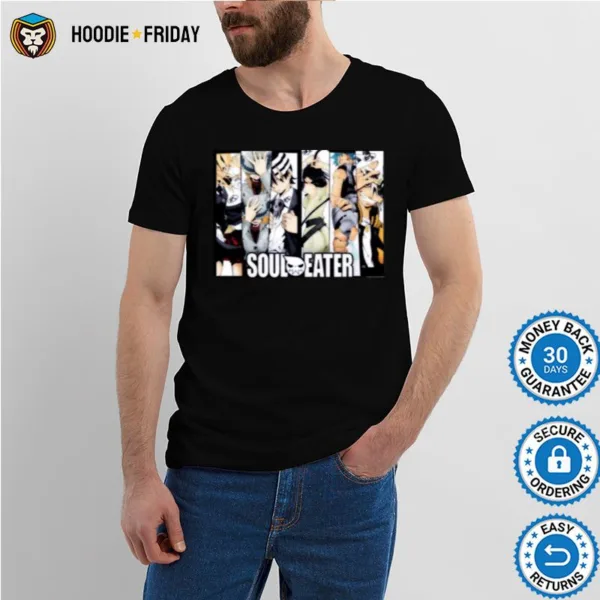 Cool Design Soul Eater Characters Shirts