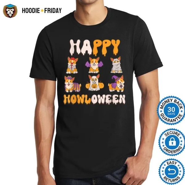 Corgis Dog Halloween Costume Happy Howloween Shirts