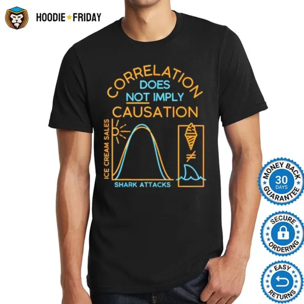 Correlation Does Not Imply Causation Shirts