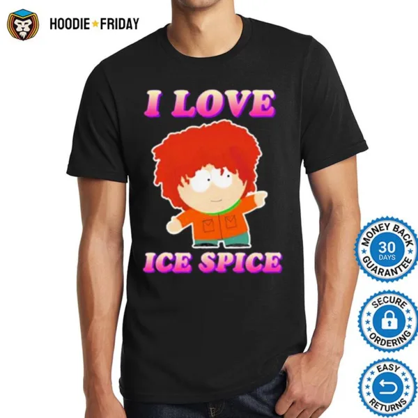 Cringeytees I Love Ice Spice Kyle Broflovski Shirts