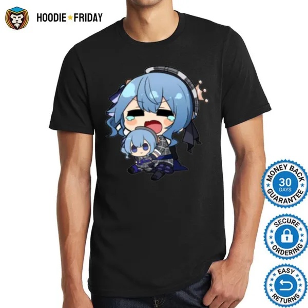 Crying Hoshimachi Suisei 1 Hololive Shirts