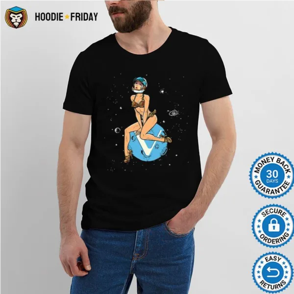 Cryptocurrency Pin Up Girl Hodling Vet Vechain Crypto Moon Shirts