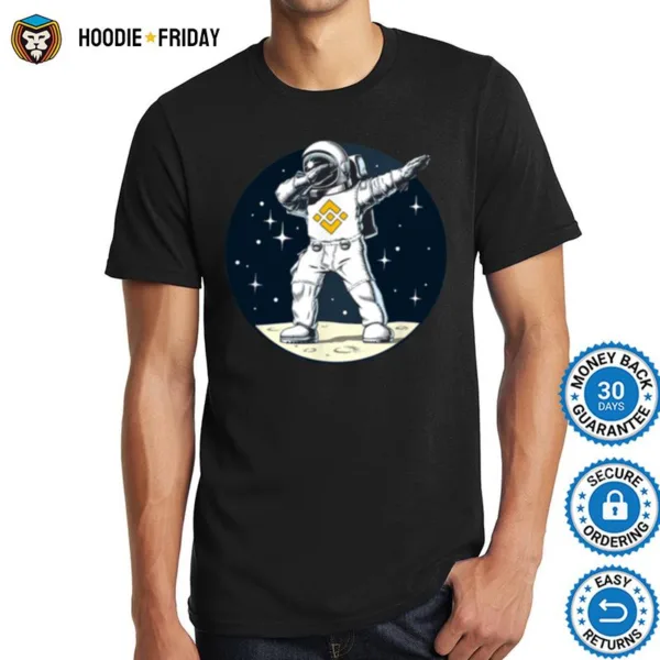 Cryptocurrency Talk Fun Bnb Binance Dabbing Space Man Shirts