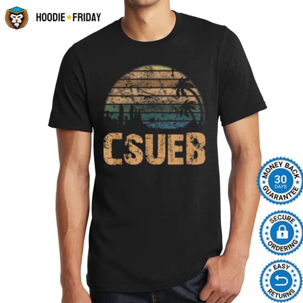 Csueb Vintage Sunset Distressed Funny Shirts