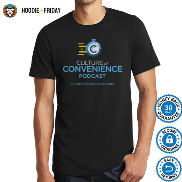 Culture Of Convenience Podcast Logo Shirts