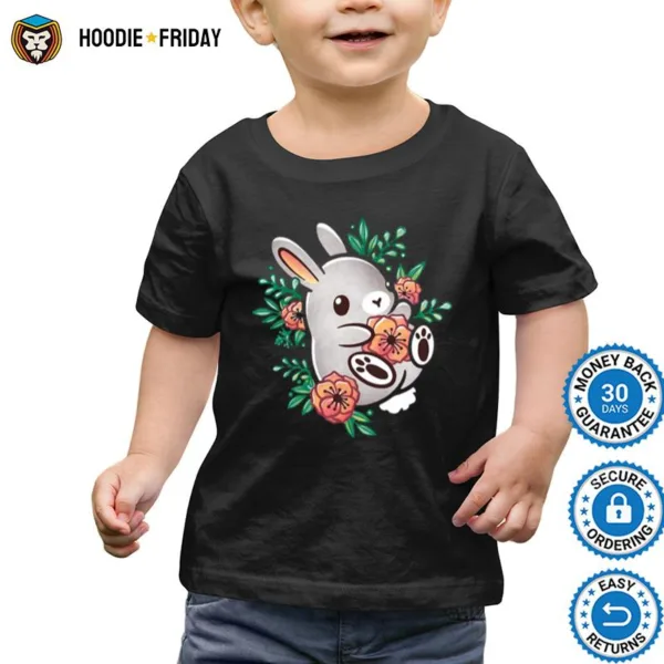 Cute Bunny Floral Shirts