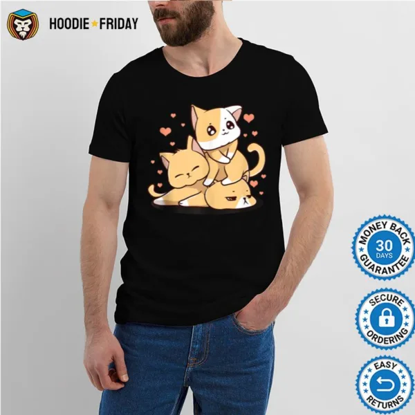 Cute Cat Mountain Meowtain Kitten Neko Kitty Shirts