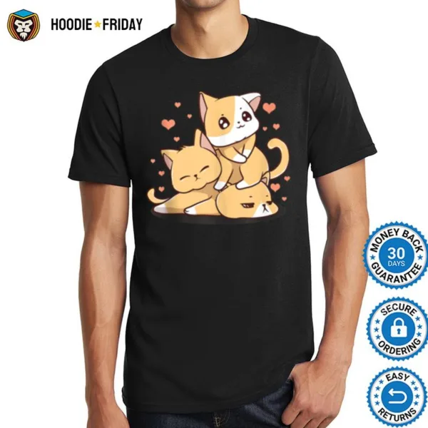 Cute Cat Mountain Meowtain Kitten Neko Kitty Shirts