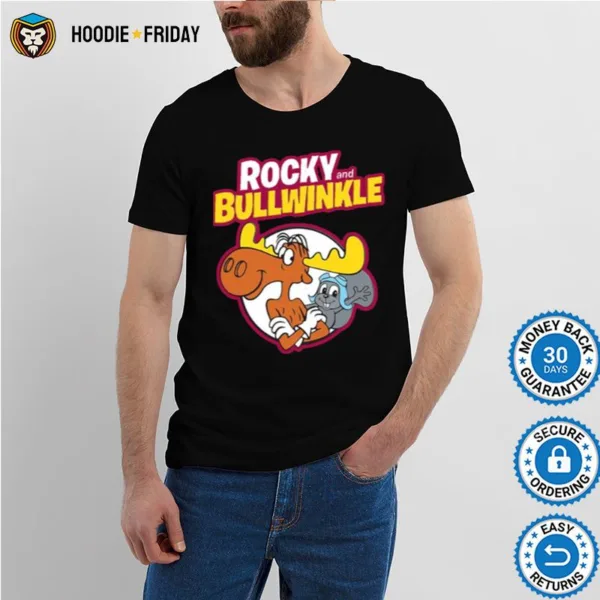 Cute Love Rocky And Bullwinkle Shirts