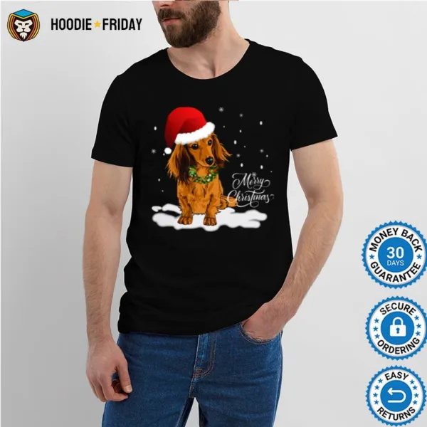 Dachshund Merry Christmas Shirts