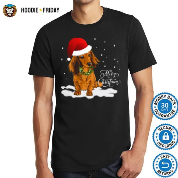 Dachshund Merry Christmas Shirts