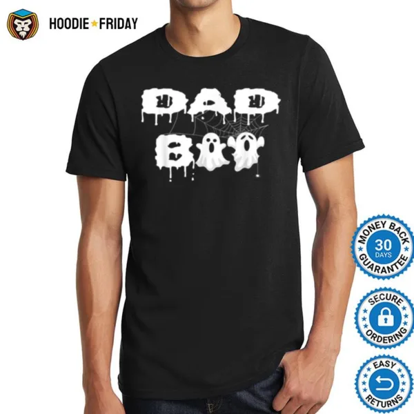 Dad Boo Halloween Costumes Family Matching Ghost Gifts Shirts