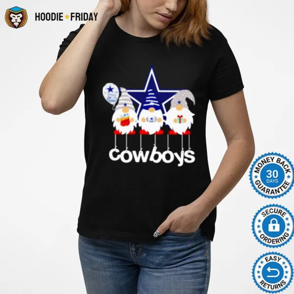 Dallas Cowboys Gnomes Christmas Shirts