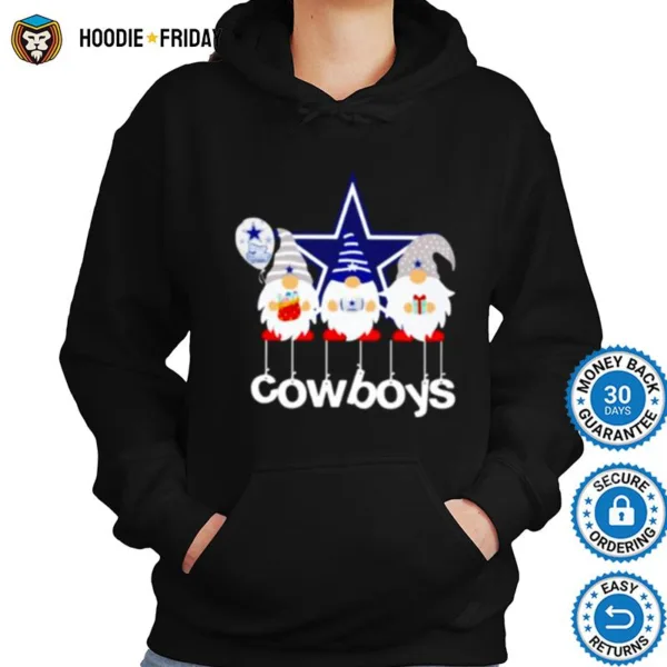 Dallas Cowboys Gnomes Christmas Shirts