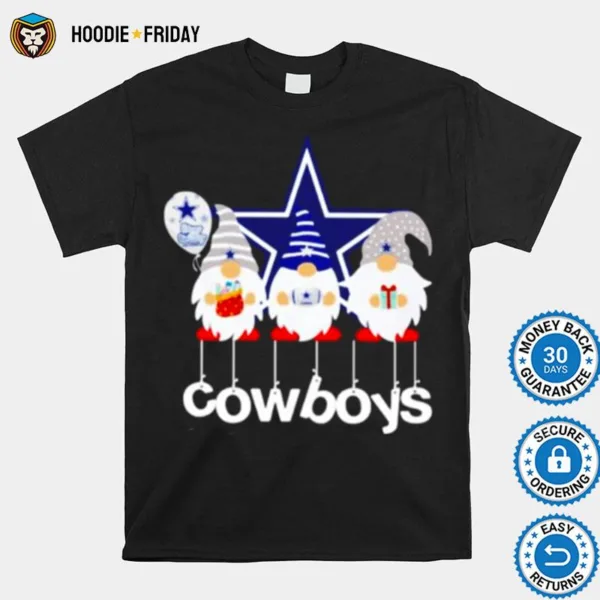 Dallas Cowboys Gnomes Christmas Shirts