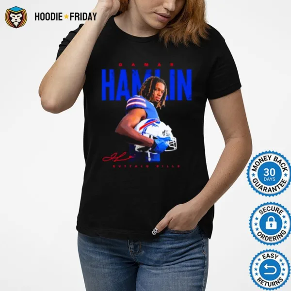 Damar Hamlin Buffalo Bills Signature Shirts