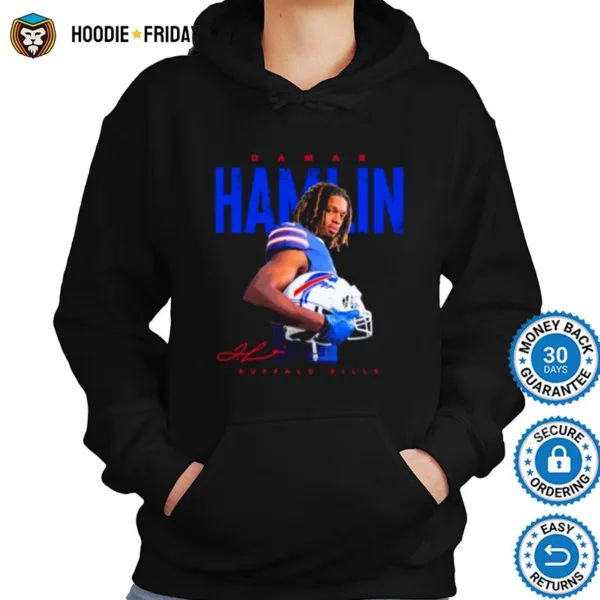 Damar Hamlin Buffalo Bills Signature Shirts