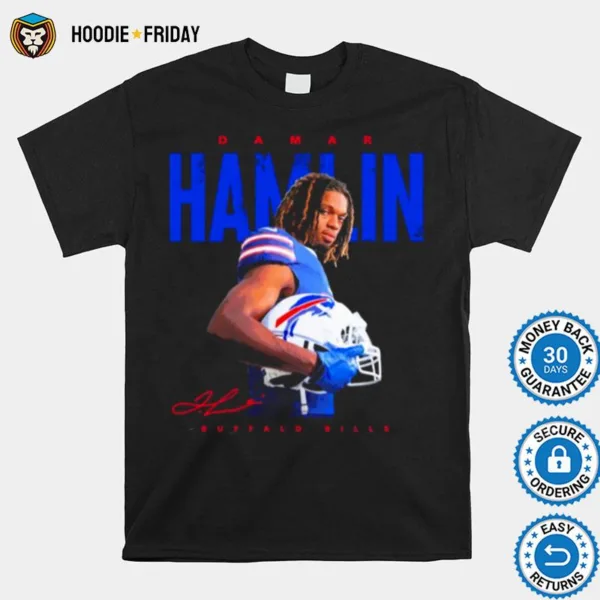 Damar Hamlin Buffalo Bills Signature Shirts