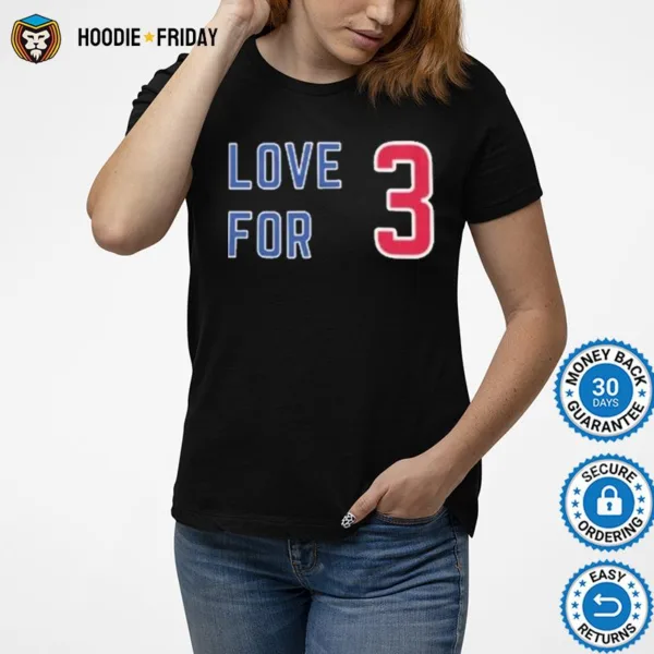 Damar Hamlin Love For 3 Official Shirts