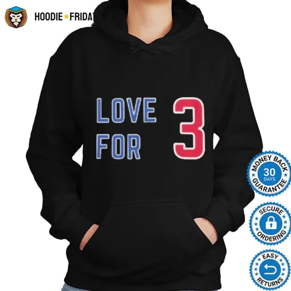 Damar Hamlin Love For 3 Official Shirts