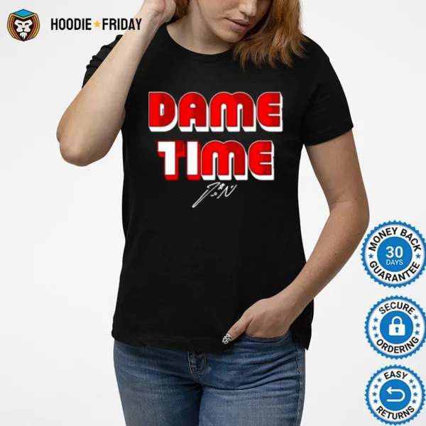 Dame Time Portland Basketball Signature Shirts