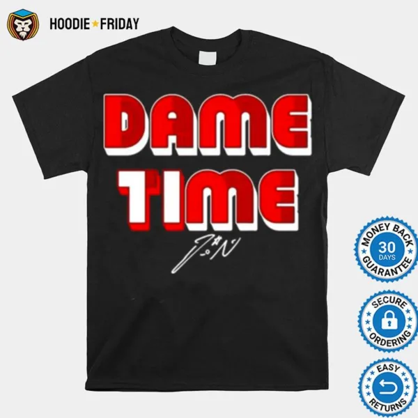 Dame Time Portland Basketball Signature Shirts