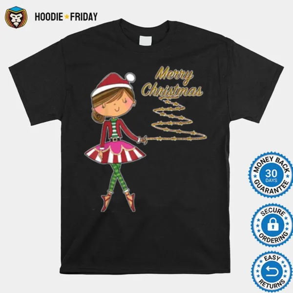 Dance Christmas Ballerina Girls Ballet Dancer Apparel Shirts