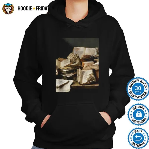 Dark Academia Aesthetic Book Art Shirts