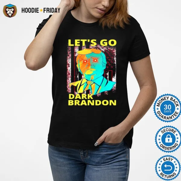 Dark Brandon Let? Go Trump 24 Us Laser Beam Anti Biden Shirts