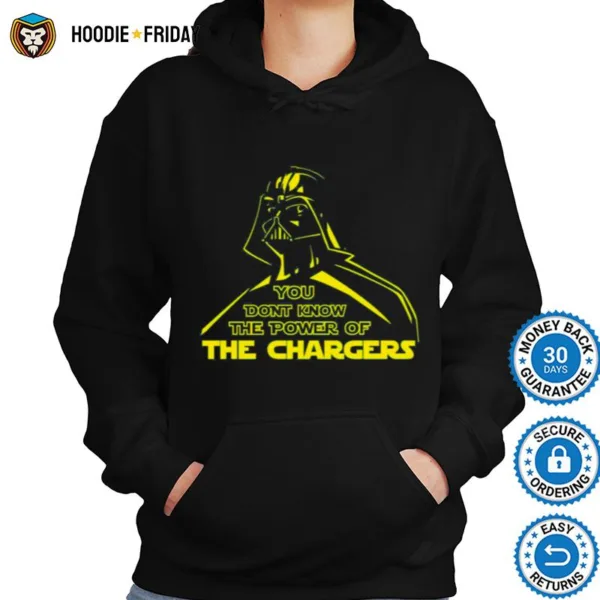 Darth Vader You Dont Know The Power Of The Chargers Shirts