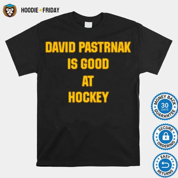 David Pastrnak Is Good At Hockey Boston Hockey Shirts