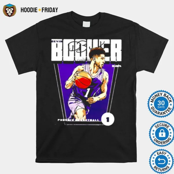 Db Portrait Playing Basketball Devin Booker Shirts