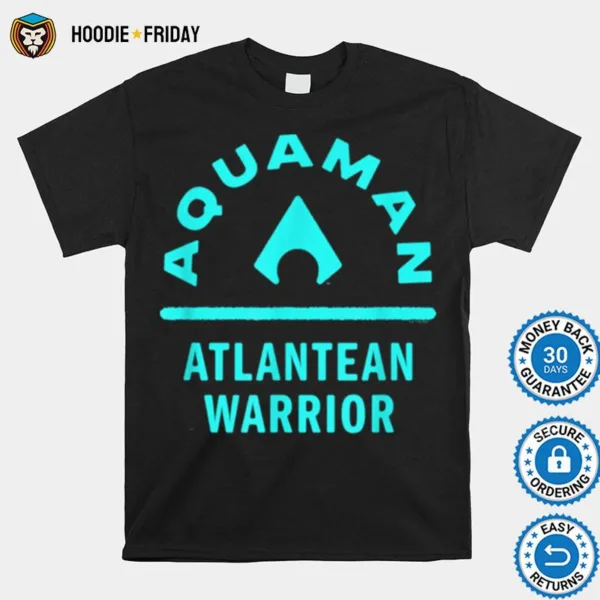 Dc Comics Aquaman Atlantean Warrior Comic Logo Shirts