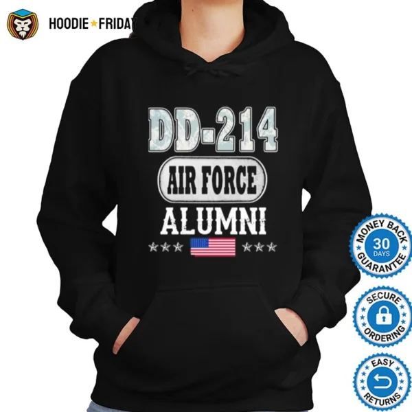 Dd 214 Air Force Alumni American Flag Shirts