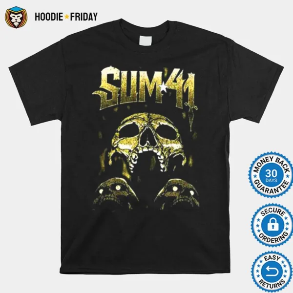 Dead Skull Art Sum 41 Band Shirts