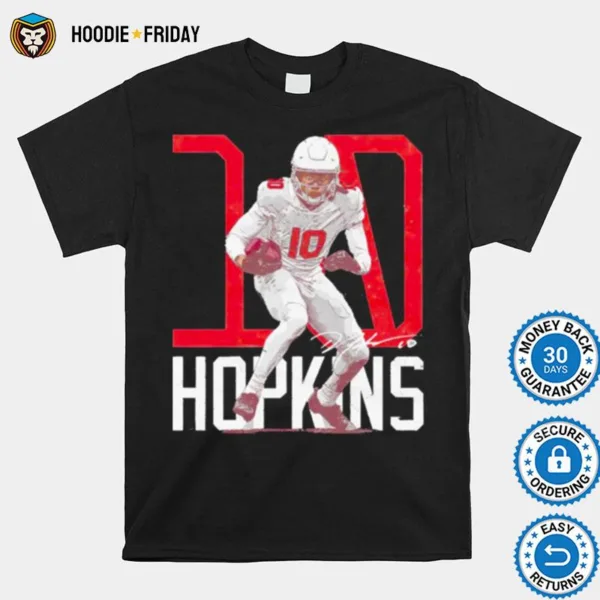 Deandre Hopkins Arizona Bold Number Signature Shirts