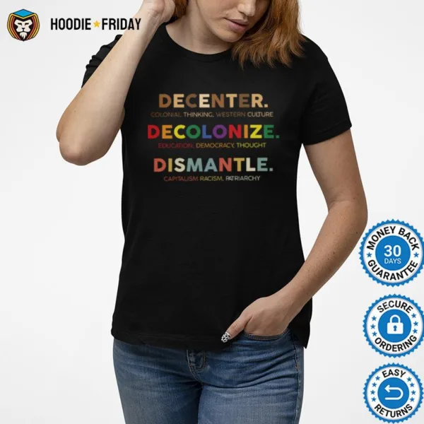 Decenter Colonial Thinking Western Culture Decolonize Shirts