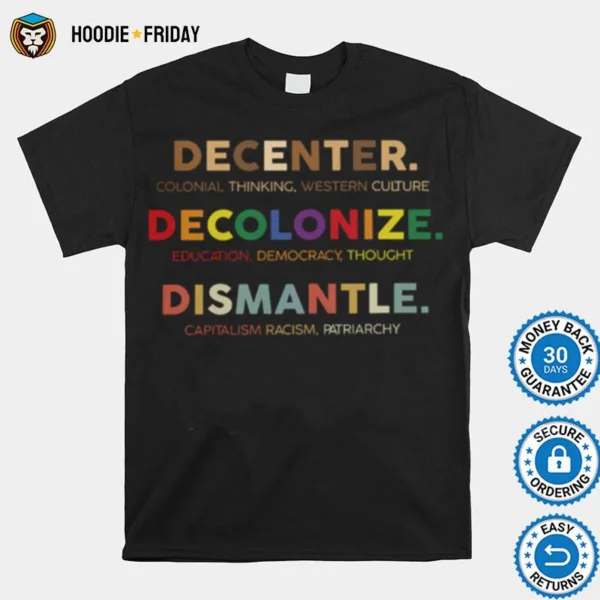 Decenter Colonial Thinking Western Culture Decolonize Shirts