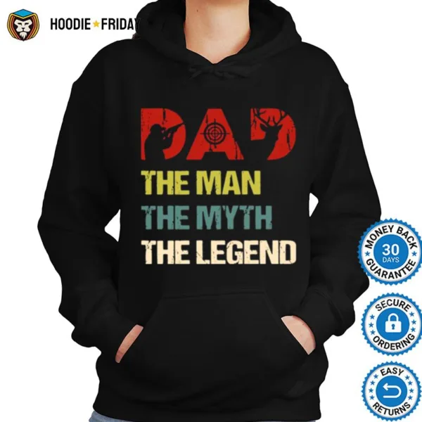 Deer Hunter Dad The Man The Myth The Legend Vintage Shirts