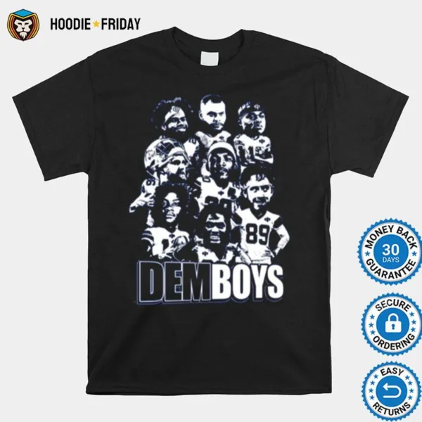 Demboys From Dallas Cowboys White Design Shirts