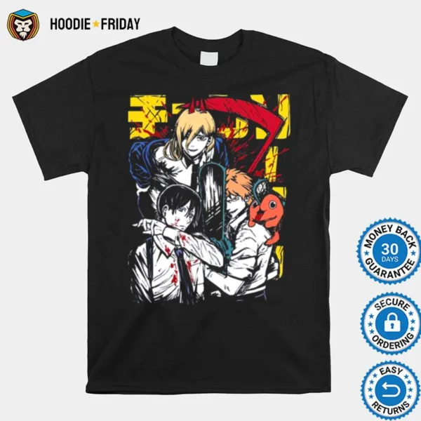 Denji Power Aki Characters Chainsaw Man Shirts