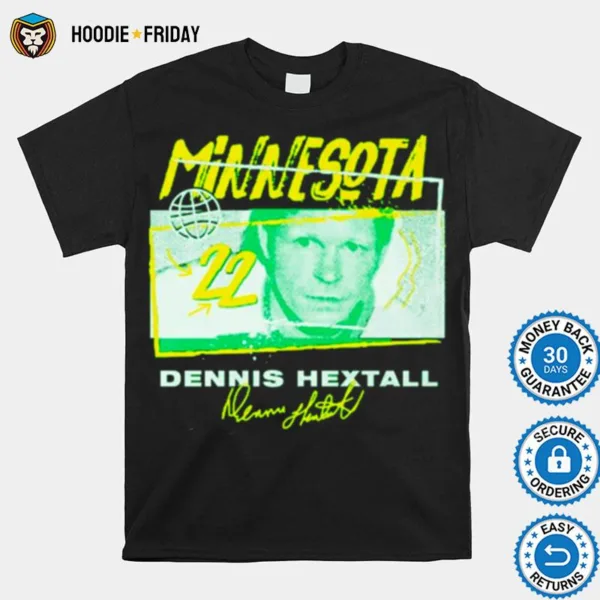 Dennis Hextall Minnesota North Stars Tones Signature Shirts