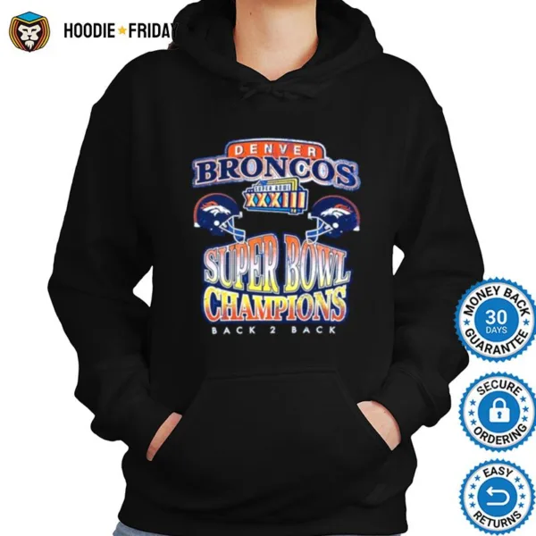 Denver Broncos Mitchell & Ness Nfl Throwback Champs Shirts