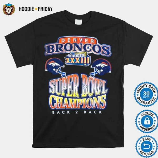 Denver Broncos Mitchell & Ness Nfl Throwback Champs Shirts