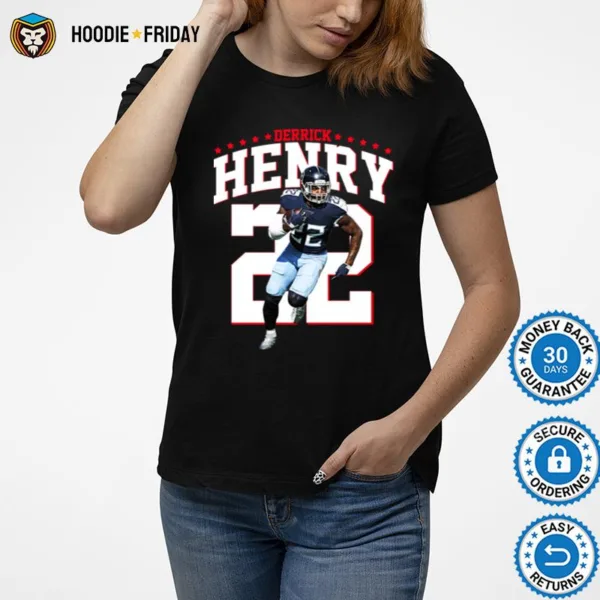 Derrick Henry 22 Tennessee Titans Football Shirts