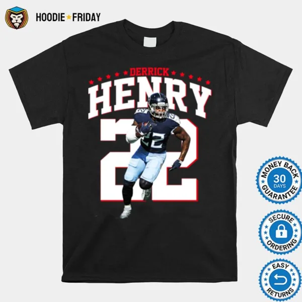 Derrick Henry 22 Tennessee Titans Football Shirts