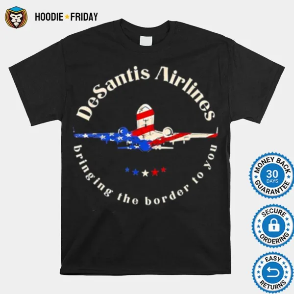 Desantis Airlines Political Meme Ron Desantis Us Flag Shirts