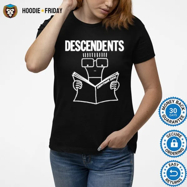 Descendants Everything Sucks Black Tee Shirts