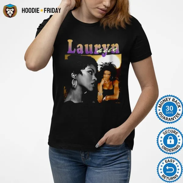 Design Lauryn Hill Singer Inspired 90S Bootleg Rap Shirts